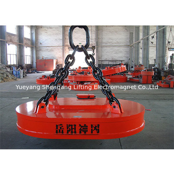 Cast Iron Industrial Lifting Magnets High Lifting Capacit Oval Shape Efficiently